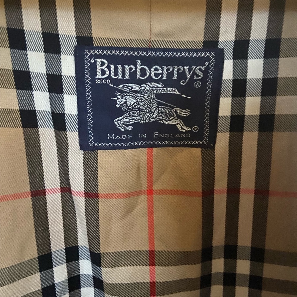 Burberry raincoat